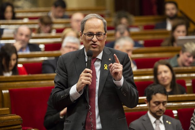 Arrimadas Torra Ple Parlament llaços Sergi Alcàzar 04 Arrimadas Torra Ple Parlament llaços Sergi Alcàzar 04