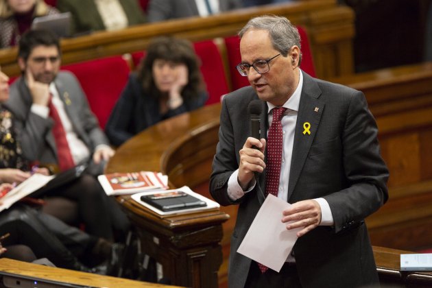 Arrimadas Torra Lleno Parlamento lazos Sergi Alcàzar 06