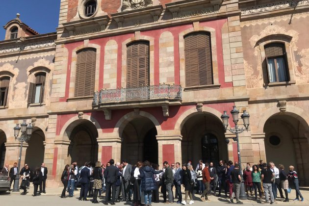 Concentración Parlamento de Forcadell, Balsa|Alberca, Turull, Rull y Romeva C.Camps