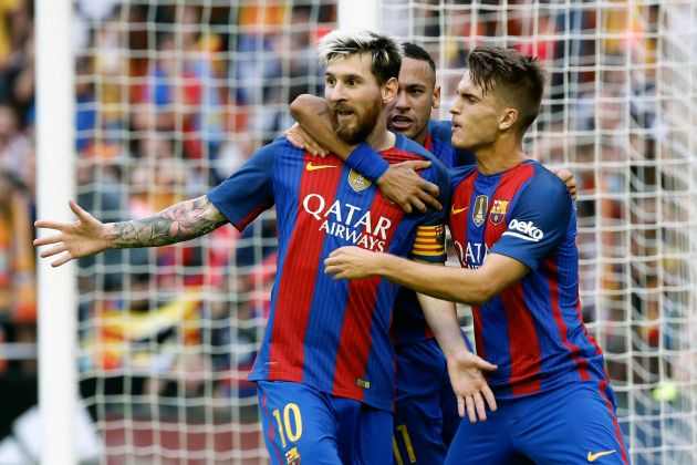 Messi Denis Suarez Barça Valencia EFE