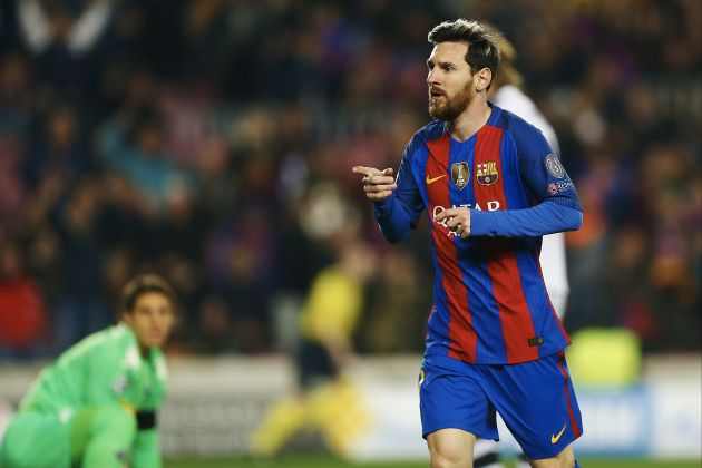 Messi Barça Gladbach Champions League Efe