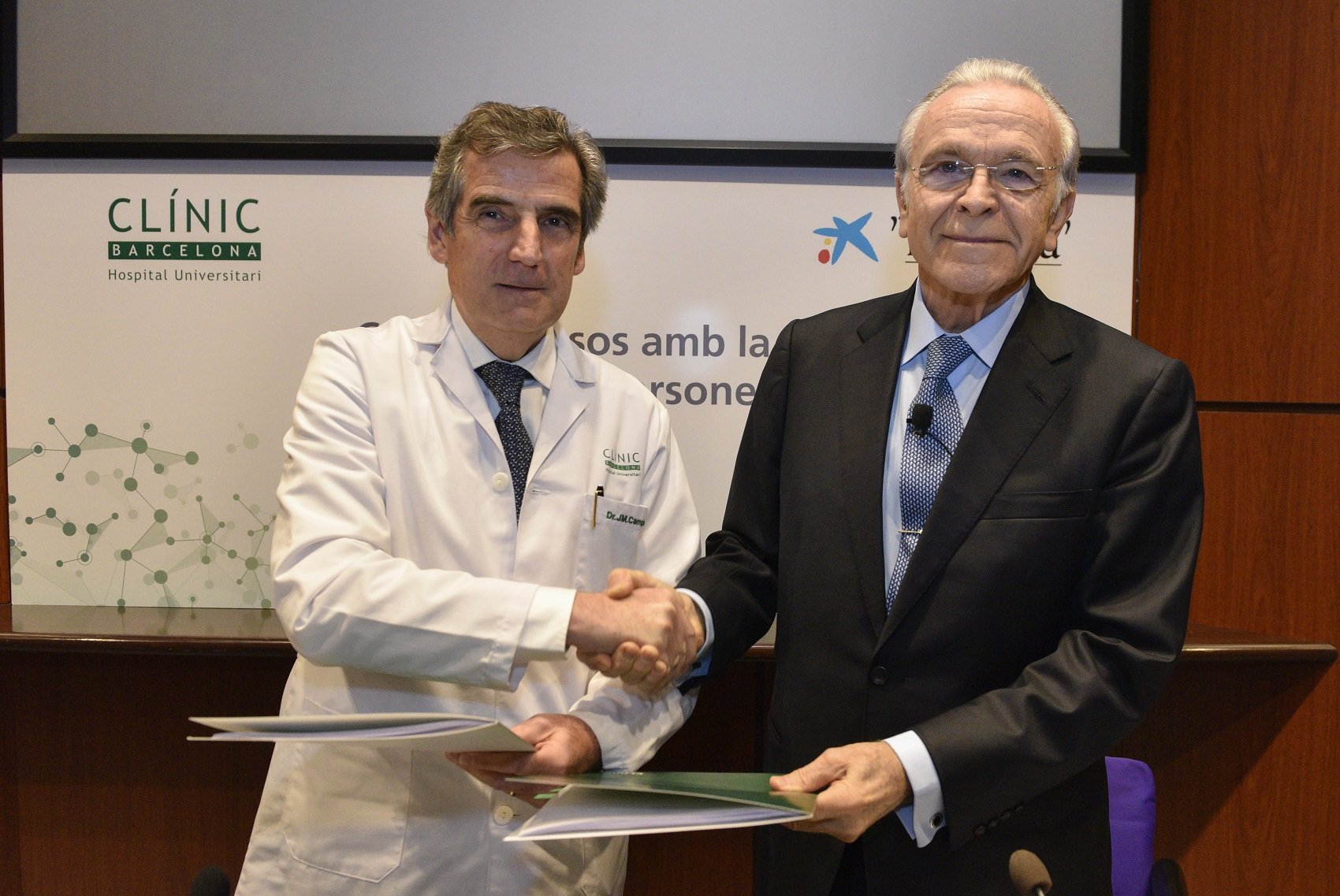 La Caixa i l’Hospital Clínic de Barcelona signen una aliança per potenciar la recerca