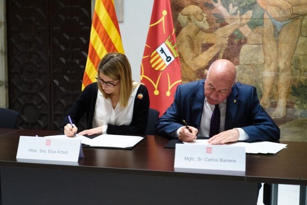 Consellera Elsa Artadi Sindic Aran Carlos Barrera - ACN Consellera Elsa Artadi Sindic Aran Carlos Barrera - ACN