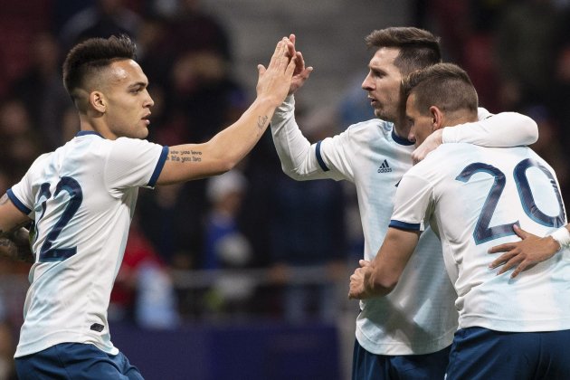 messi argentina lautaro efe