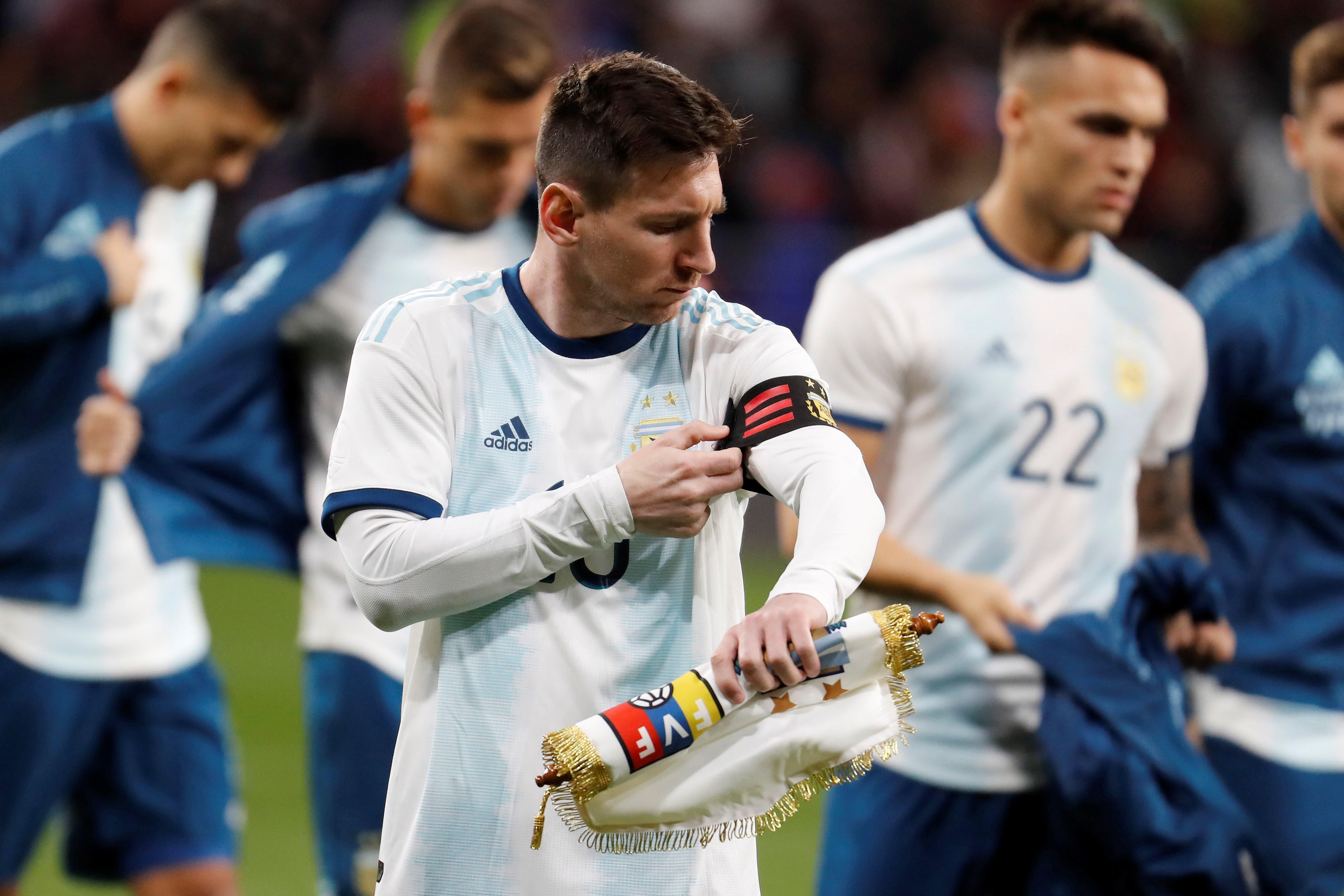 Argentina pierde medio millón de euros por la ausencia de Messi