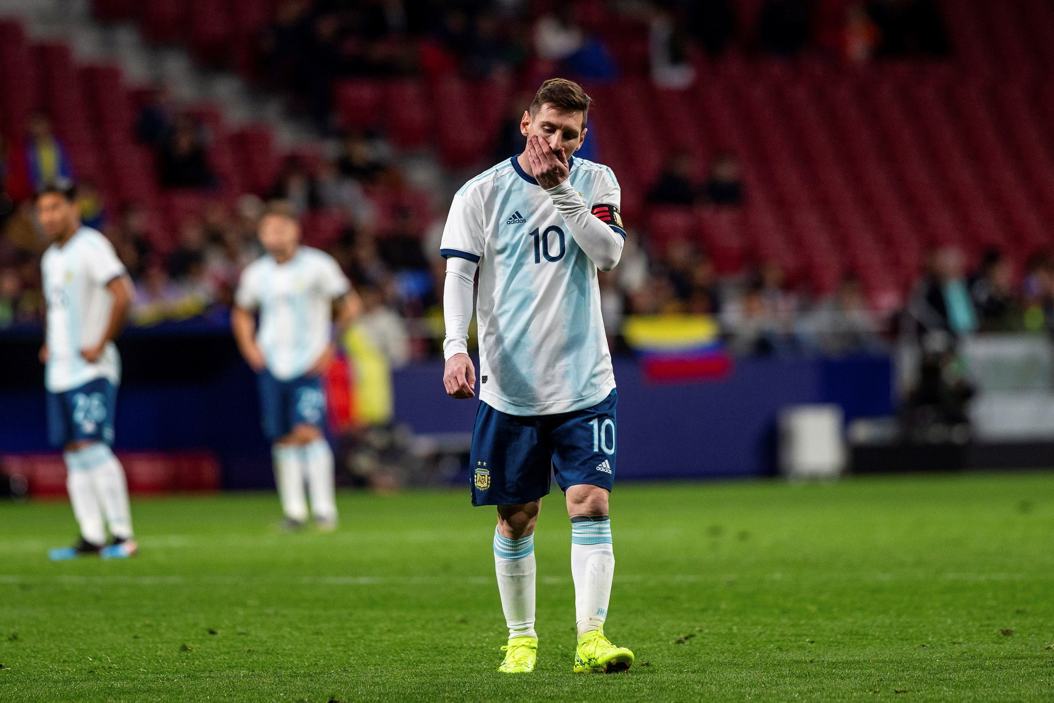 Messi acaba amb molèsties i no jugarà el següent partit amb Argentina