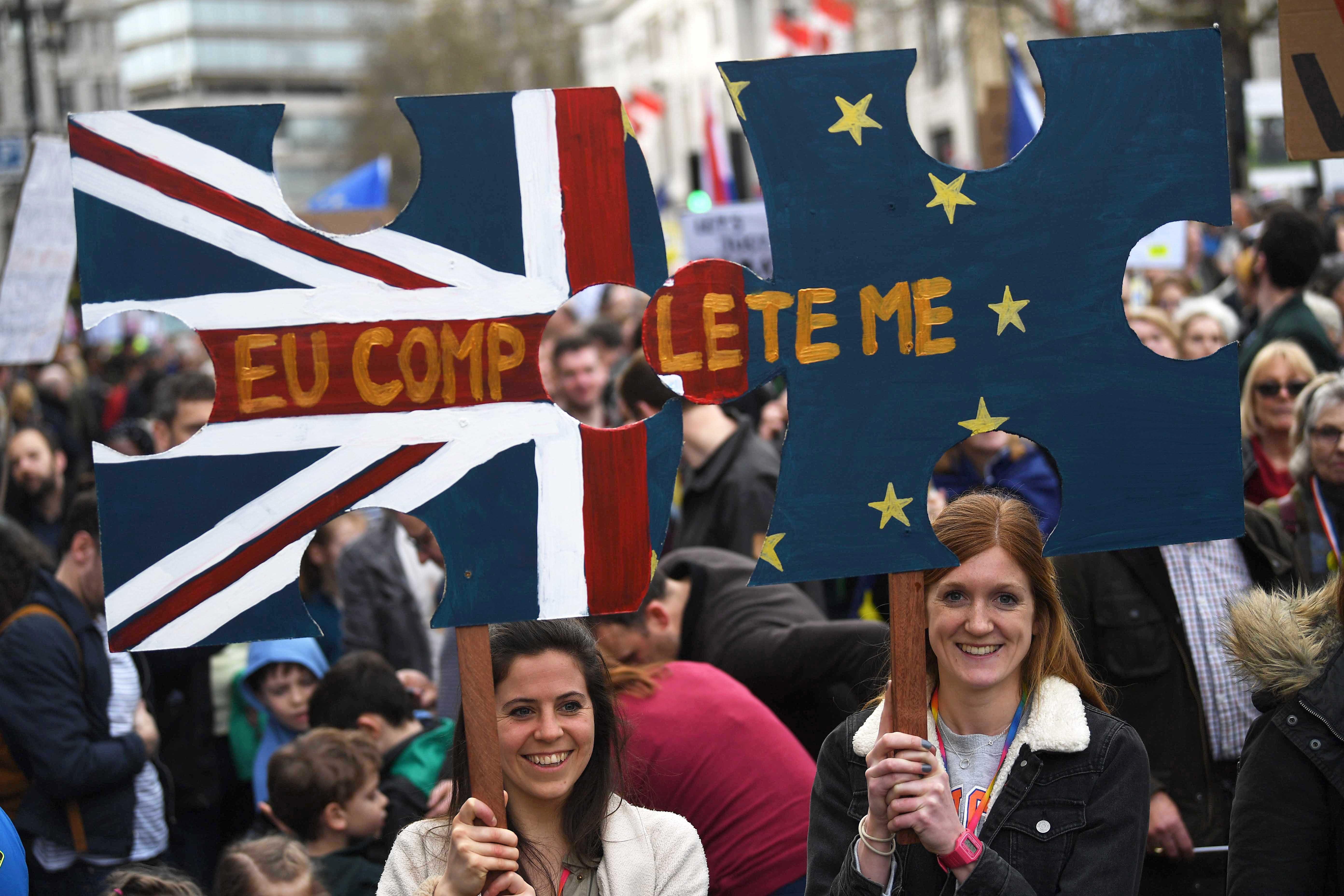 Un milió de manifestants reclama a Londres un altre referèndum del Brexit