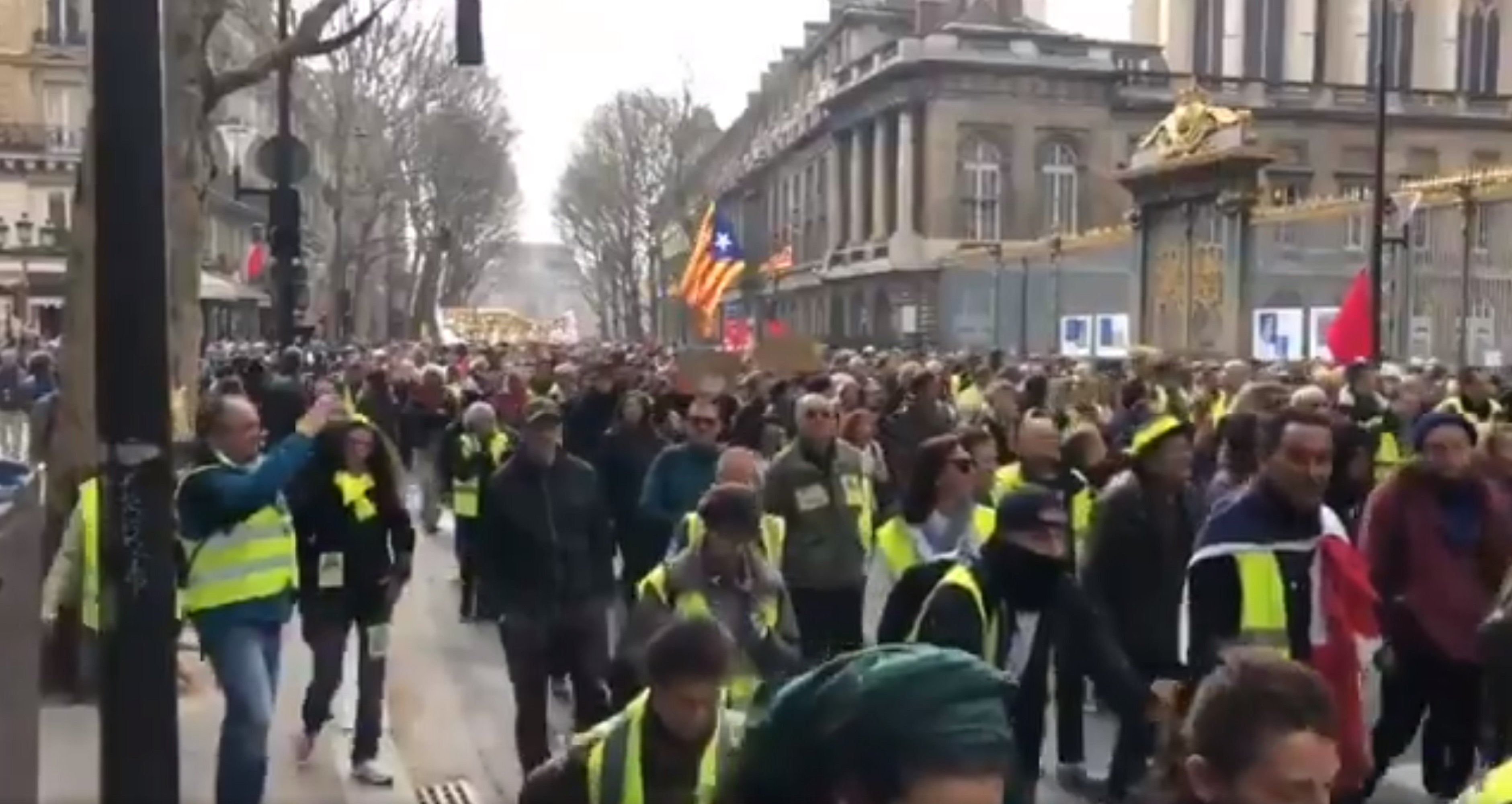 L'enigmàtica estelada entre els Armilles Grogues a París