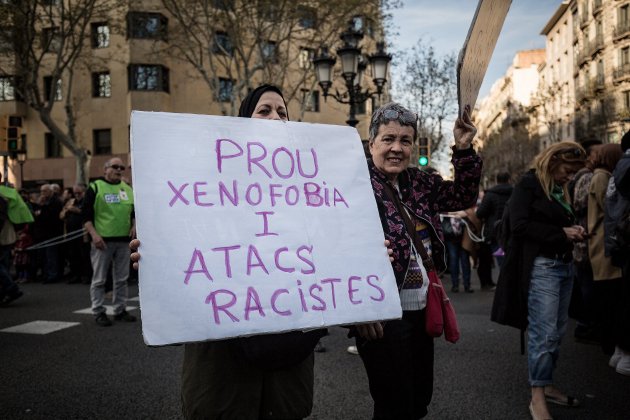 manifestacio anti vox antiracista antifeixista barcelona - bona qualitat- Carles Palacio