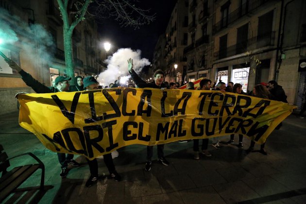pancarta manifestación Catalunya Veneçuela Carles Palacio