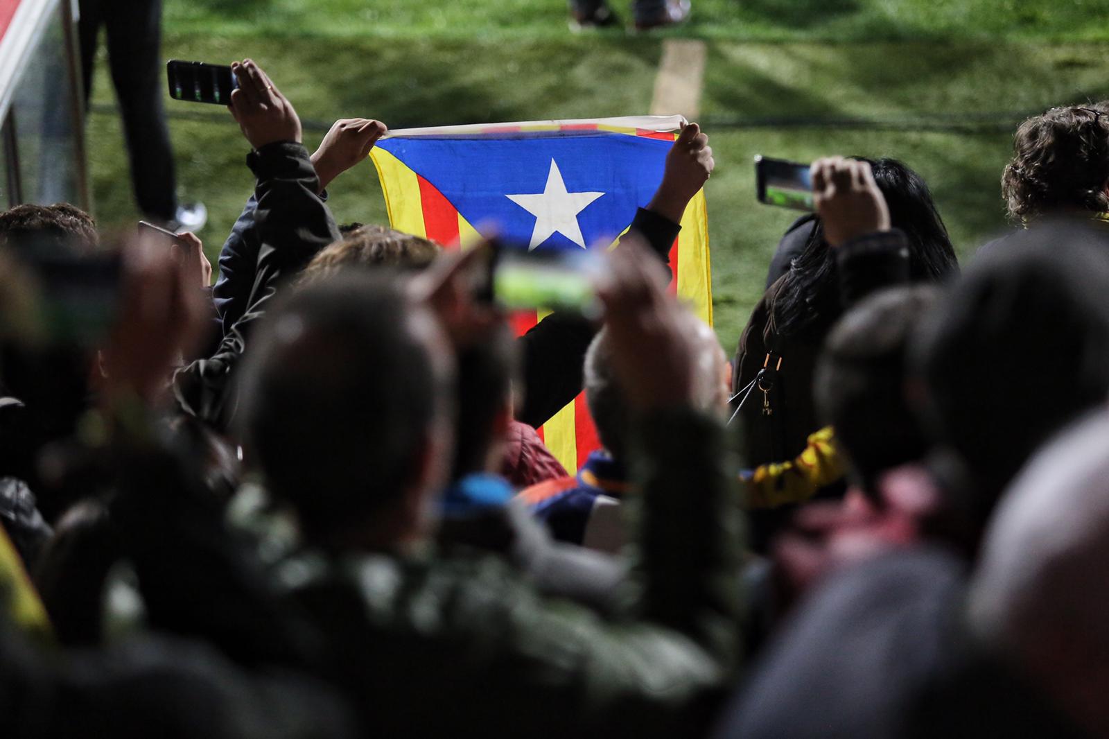 Montilivi clama per la independència i la llibertat dels presos polítics