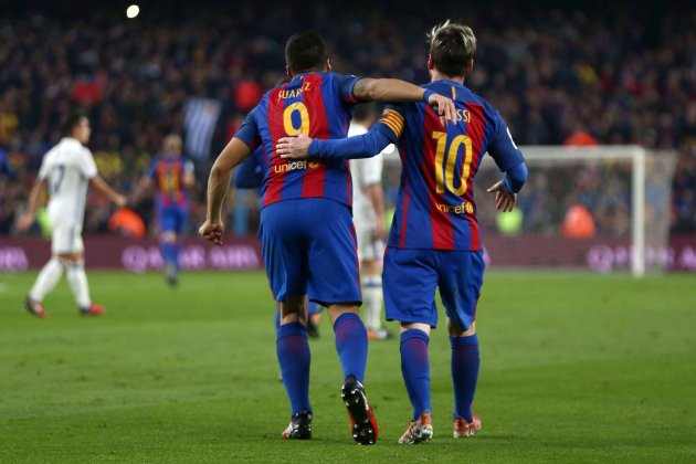 Leo Messi Luis Suarez Barça Madrid EFE