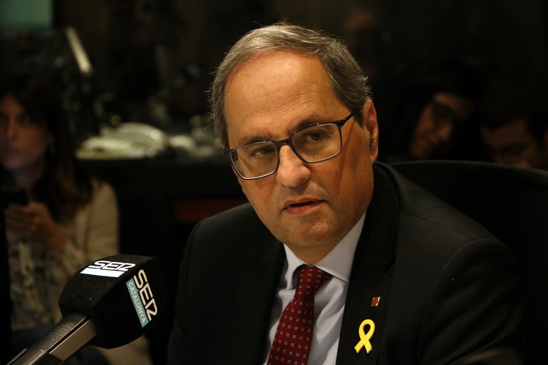 Torra acusa al Estado de aplicar la censura a TV3