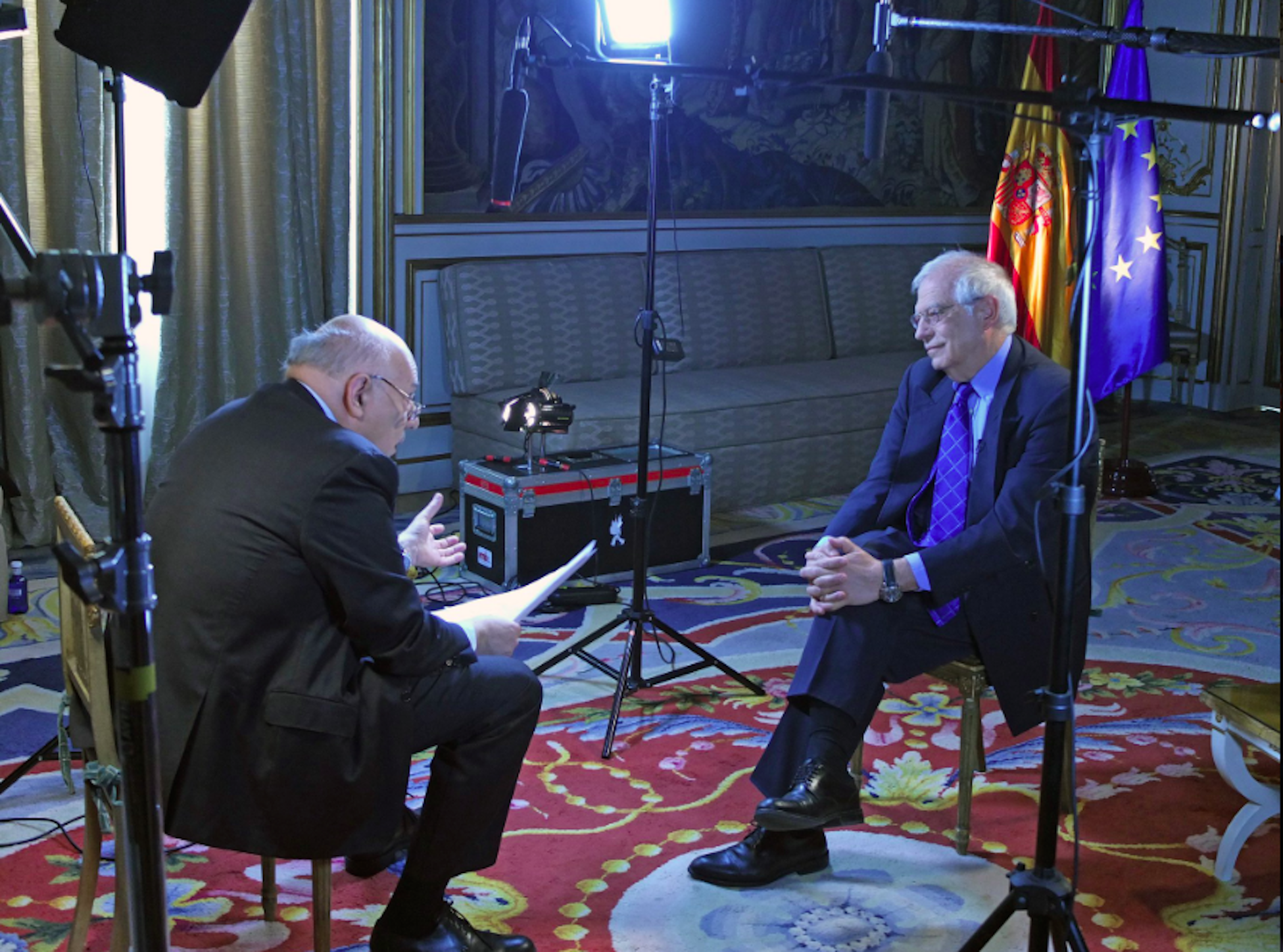 German TV highlights interview moments that angered Spanish foreign minister Borrell