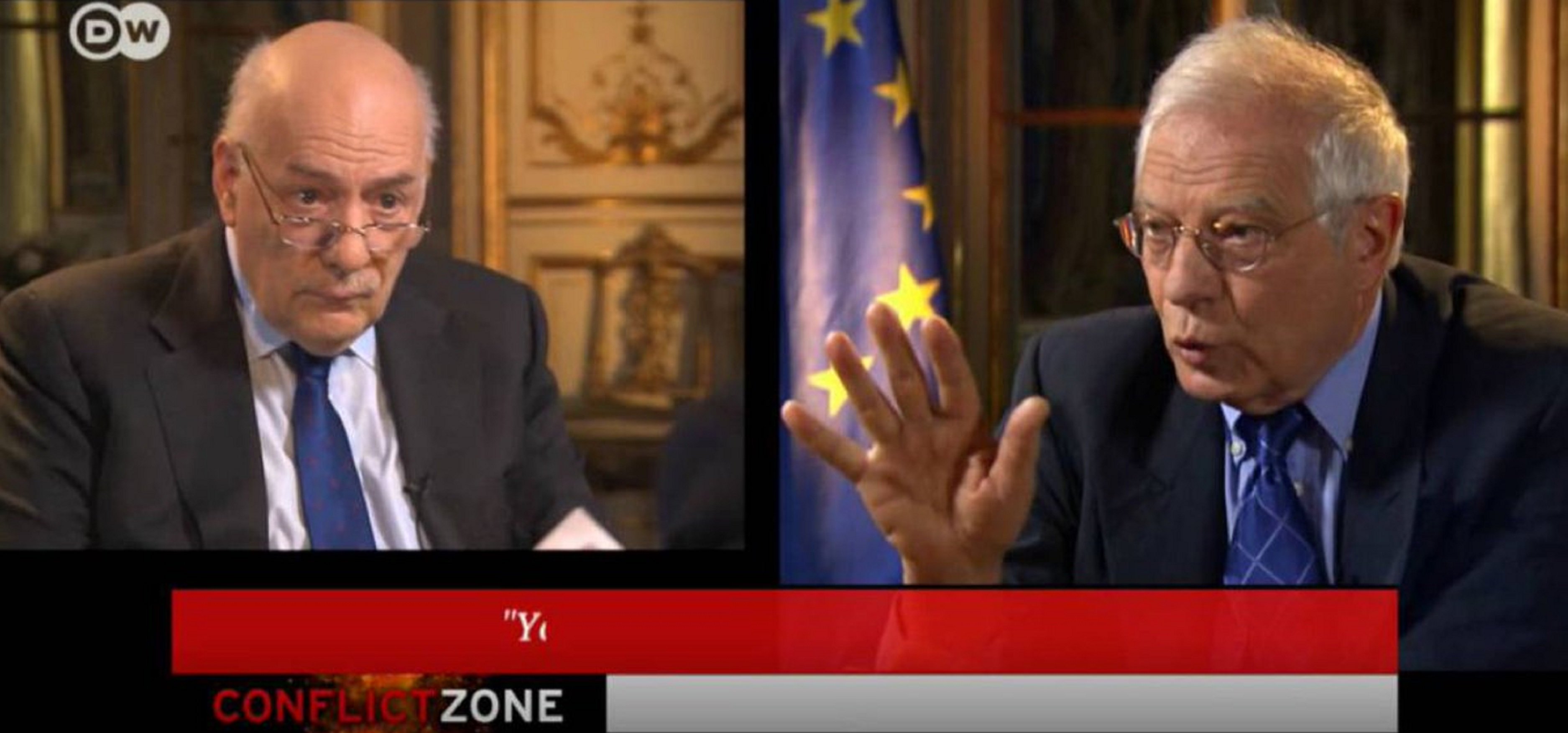 La televisió alemanya posa a debat la rebequeria de Borrell