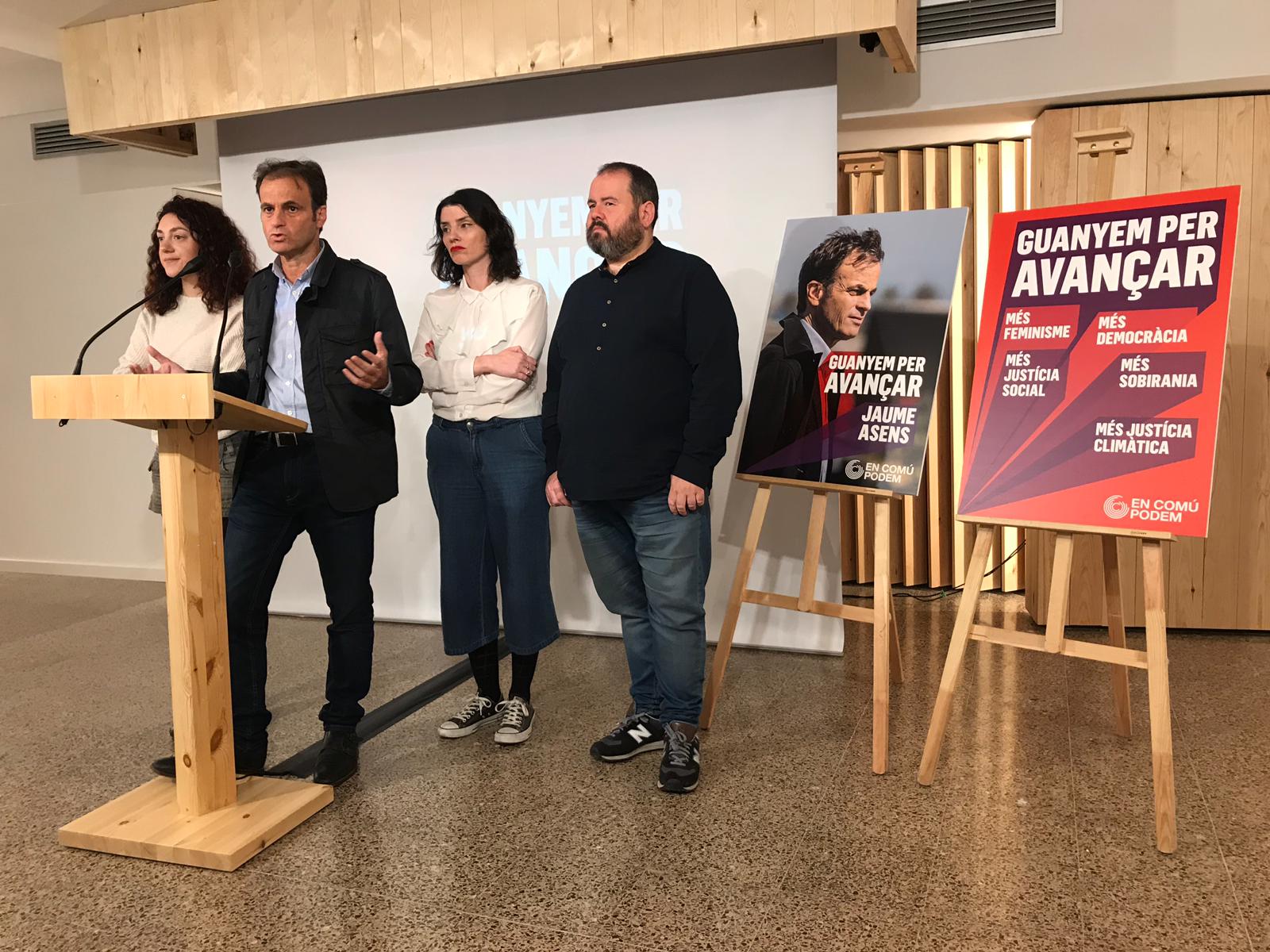 Els comuns diuen que el referèndum no pot ser una "línia vermella" després del 28-A