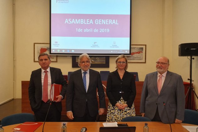 ELNACIONAL roda de premsa foment del treball carlota serra ELNACIONAL roda de premsa foment del treball carlota serra