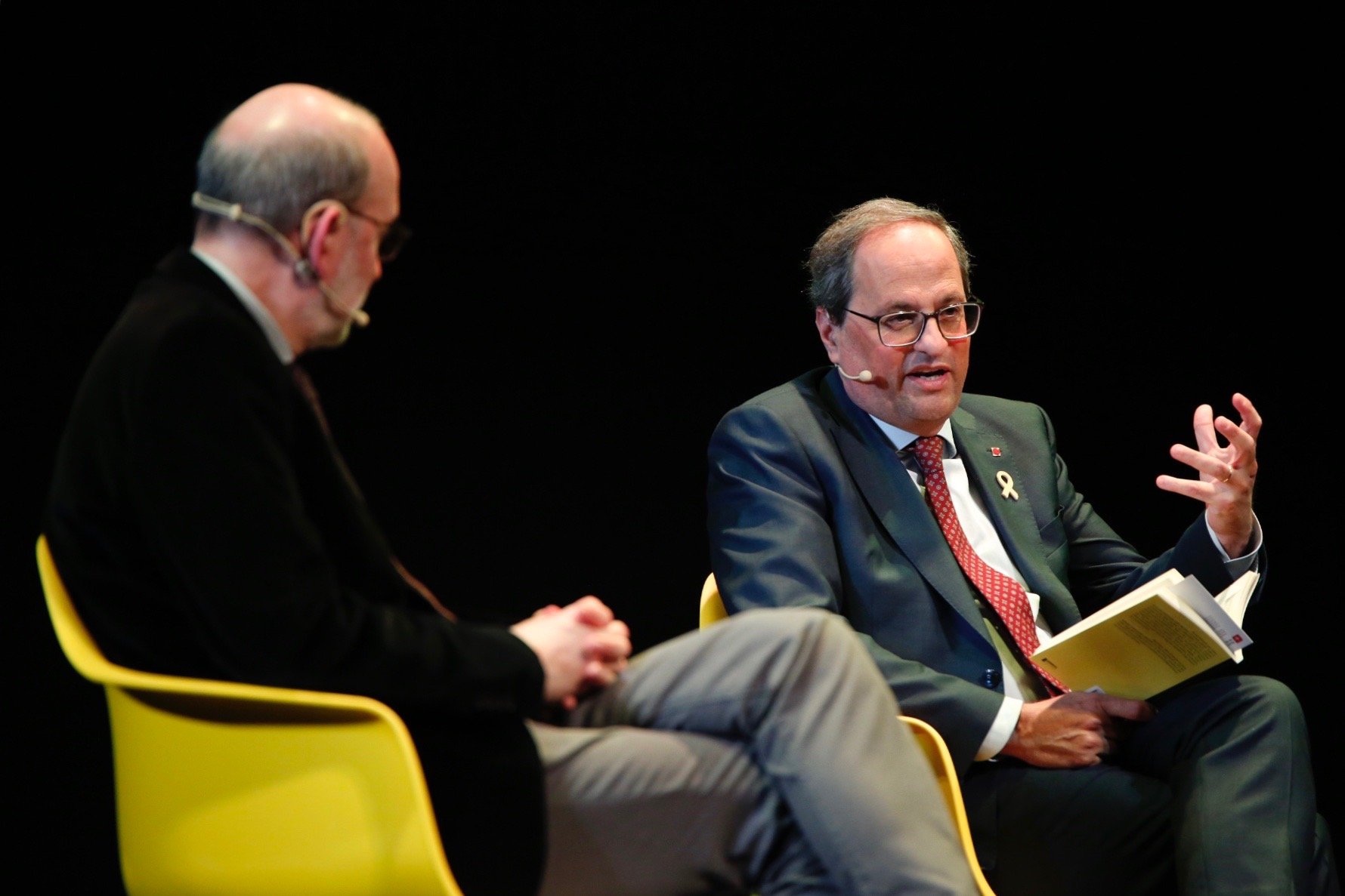 Quim Torra, a Pedro Sánchez: "Basta de amenazas, basta"