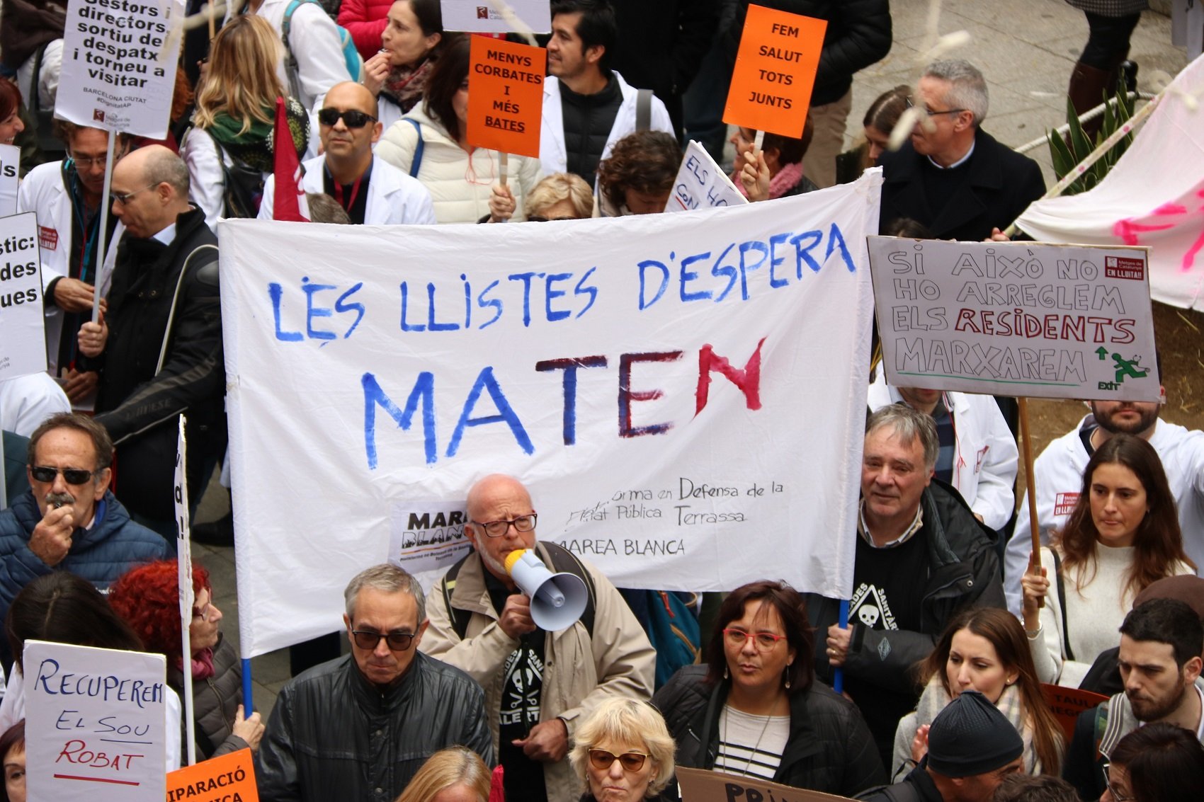 La sanitat concertada comença tres dies de vaga aquest dimecres