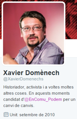 Twitterpolítica (10): Xavier Domènech