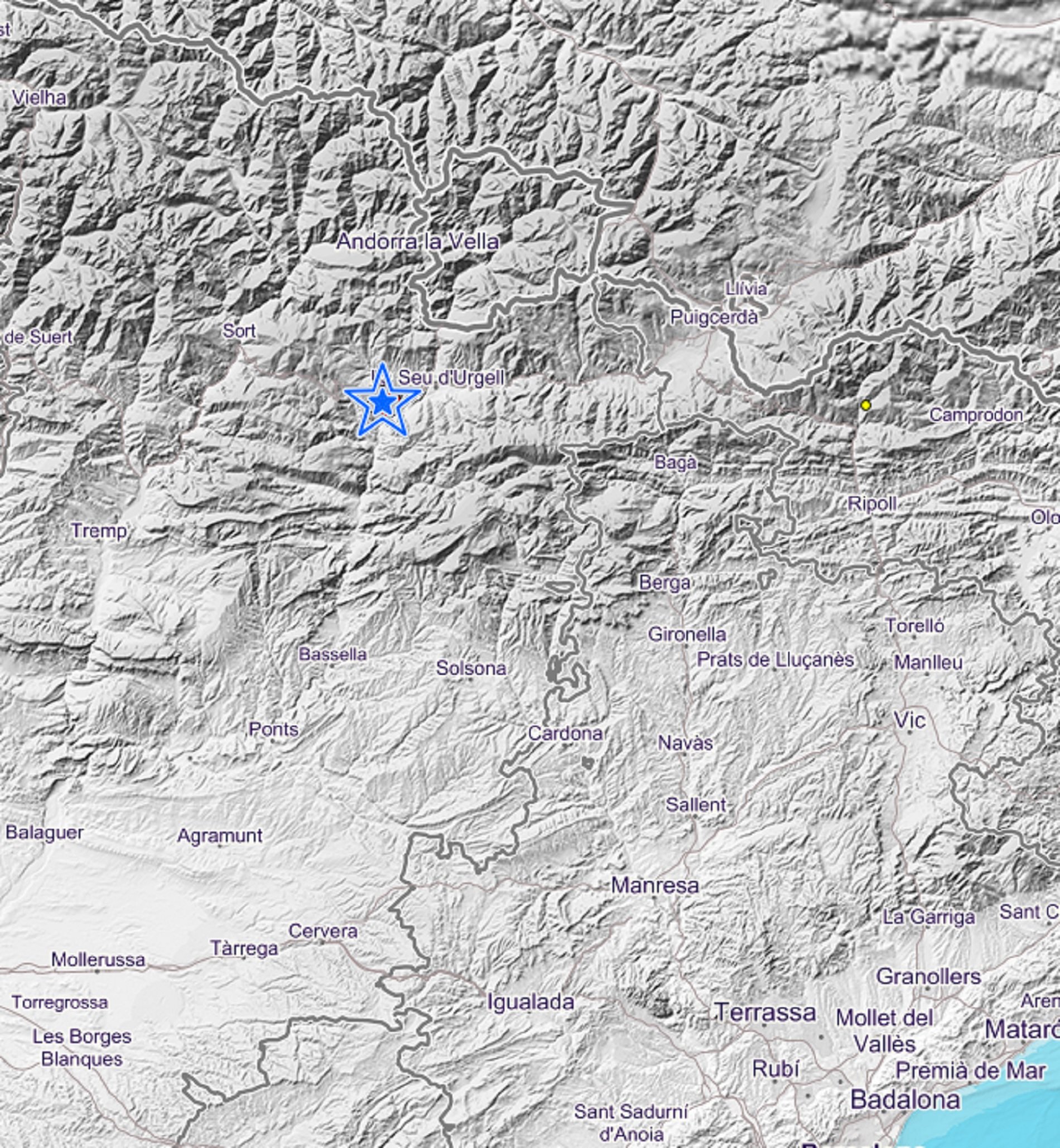 Un terremoto de magnitud 4,2 en el Pirineo de Lleida se hace notar en varias localidades catalanas