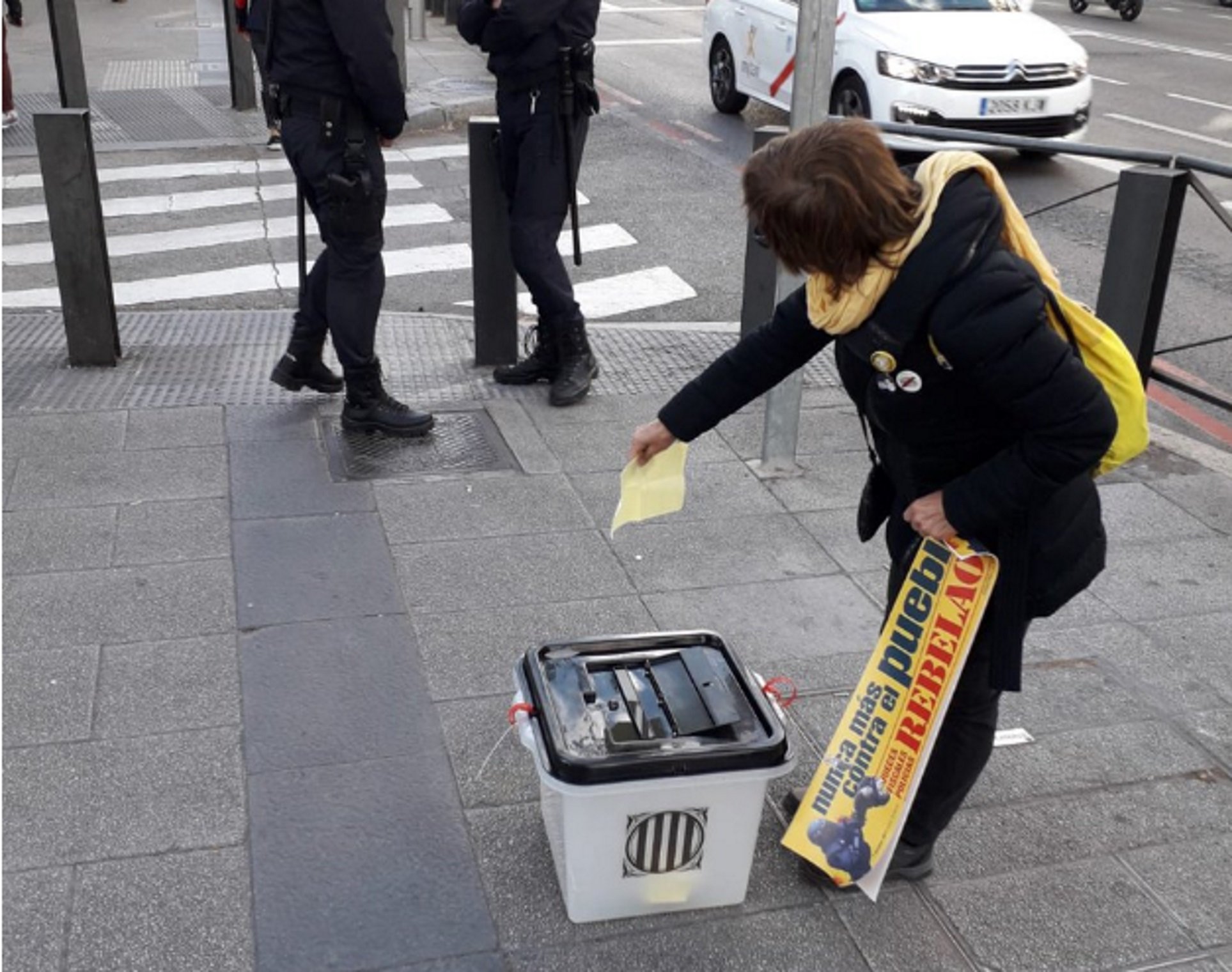Denuncian a los manifestantes de 'Silencio, rebelaos' en Madrid
