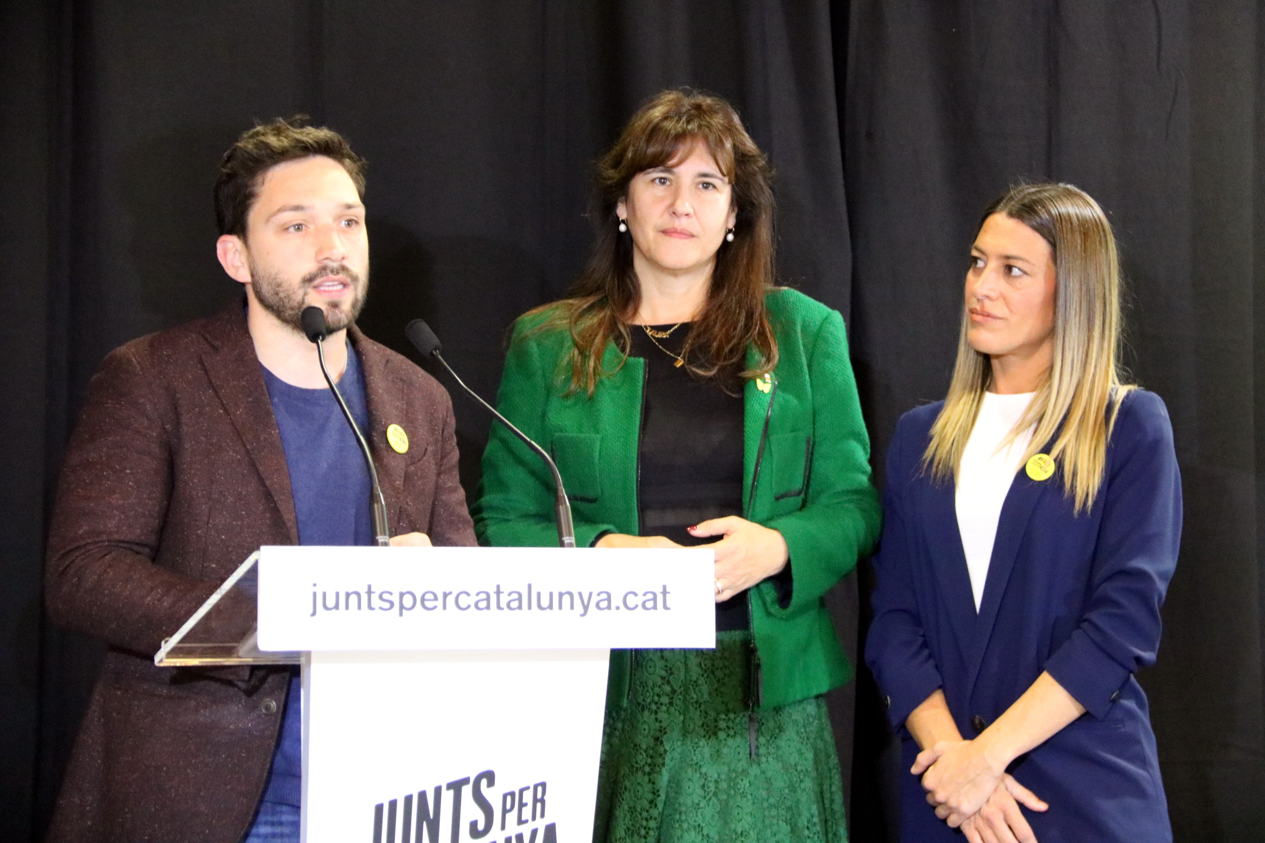 Laura Borràs: "La voluntad surgida del 1-O no se toca"