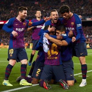Suarez Messi Jordi Alba Malcom Alena Barca Atletic EFE Suarez Messi Jordi Alba Malcom Alena Barca Atletic EFE