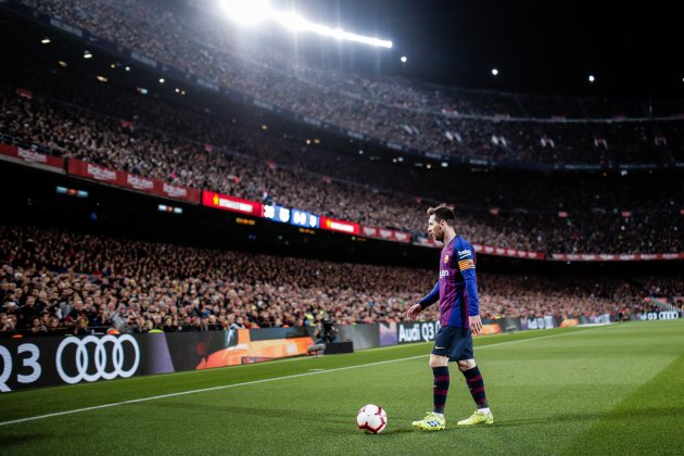 Leo Messi Camp Nou Barça Atlètic Madrid Xavi Bonilla AFP7 Europapress