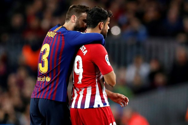 Gerard Piqué Diego Costa expulsió Barça Atlètic EFE