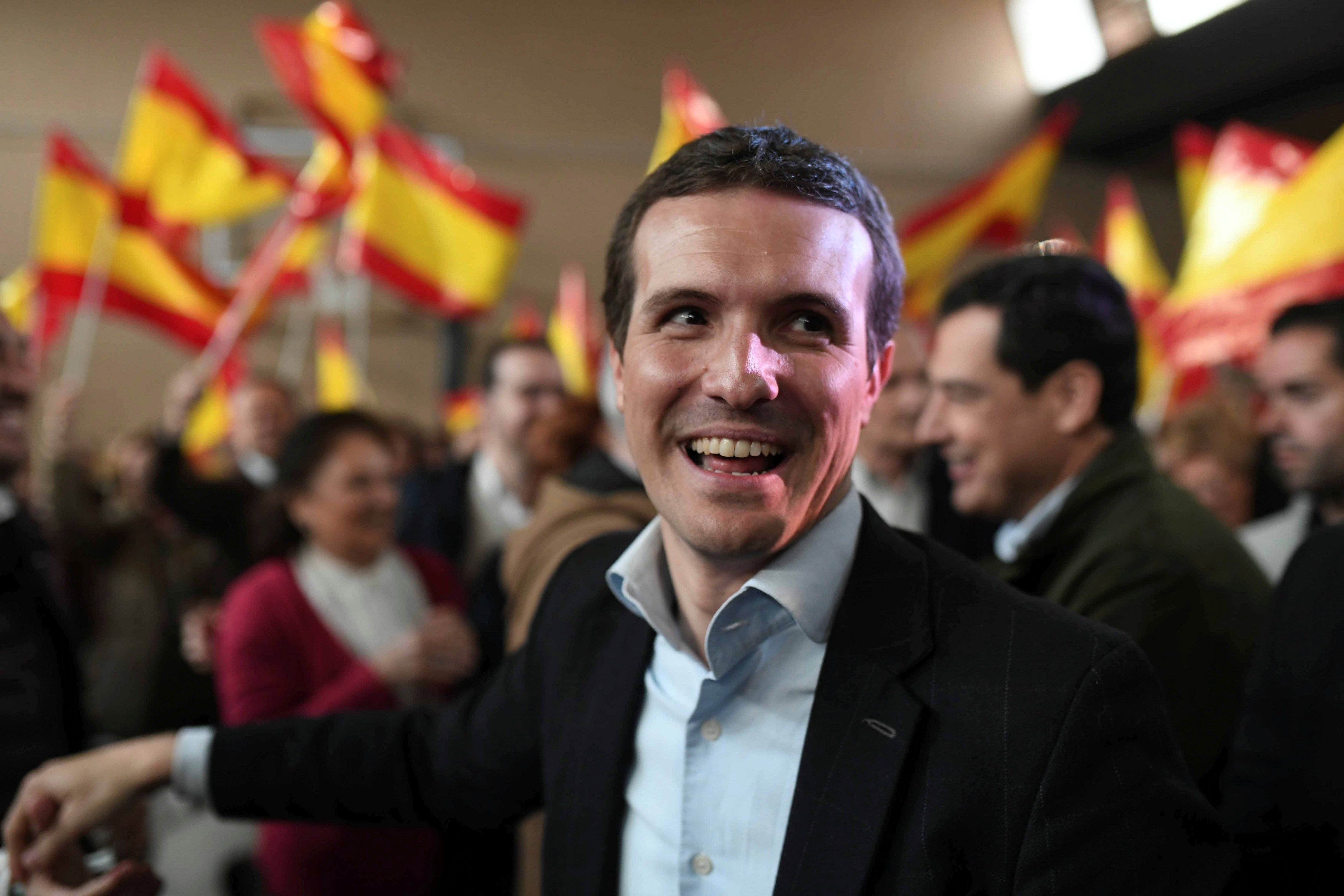 Casado no permetrà que a Espanya "manin terroristes i independentistes"