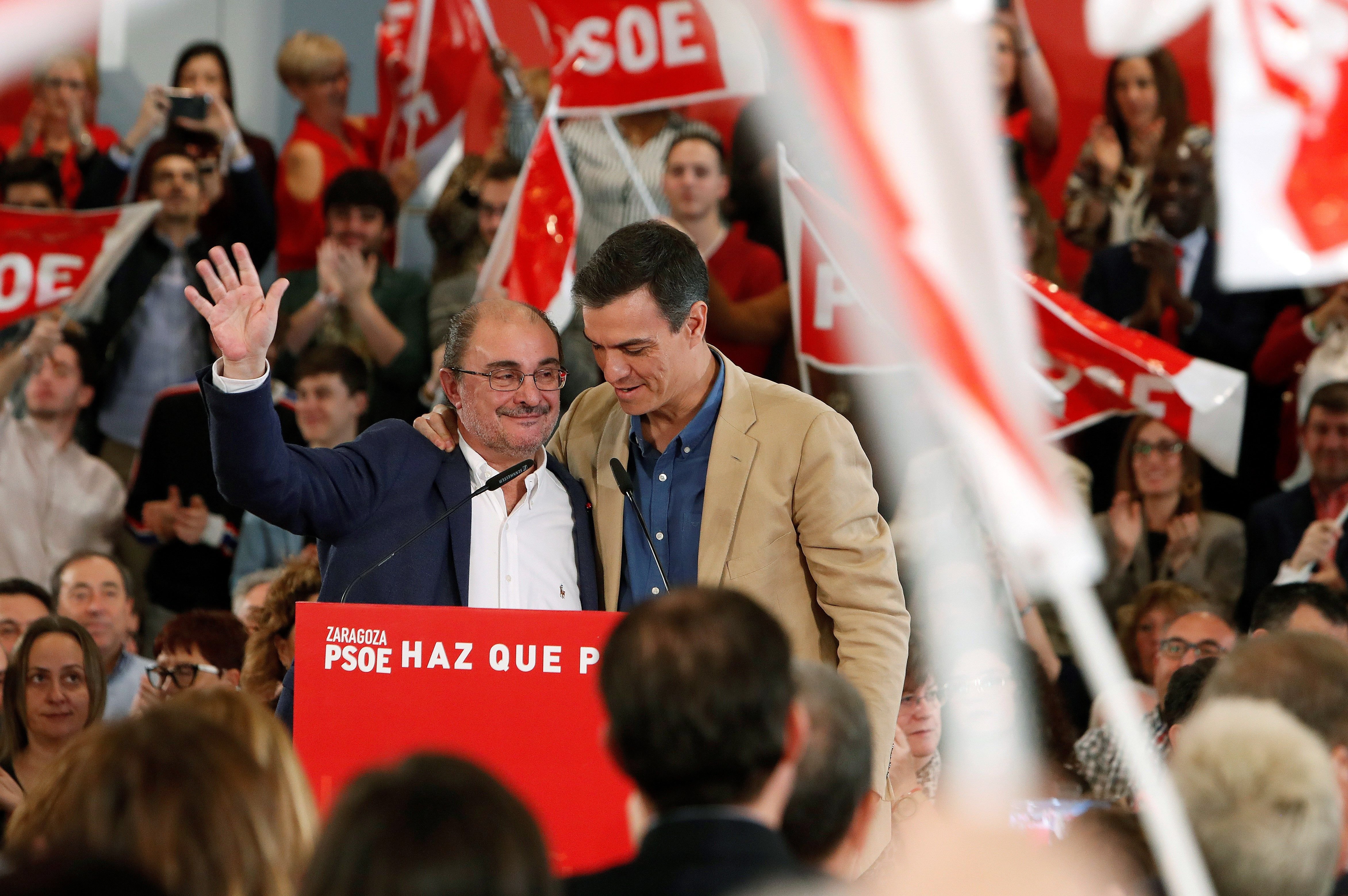 Lambán, reelegido presidente de Aragón