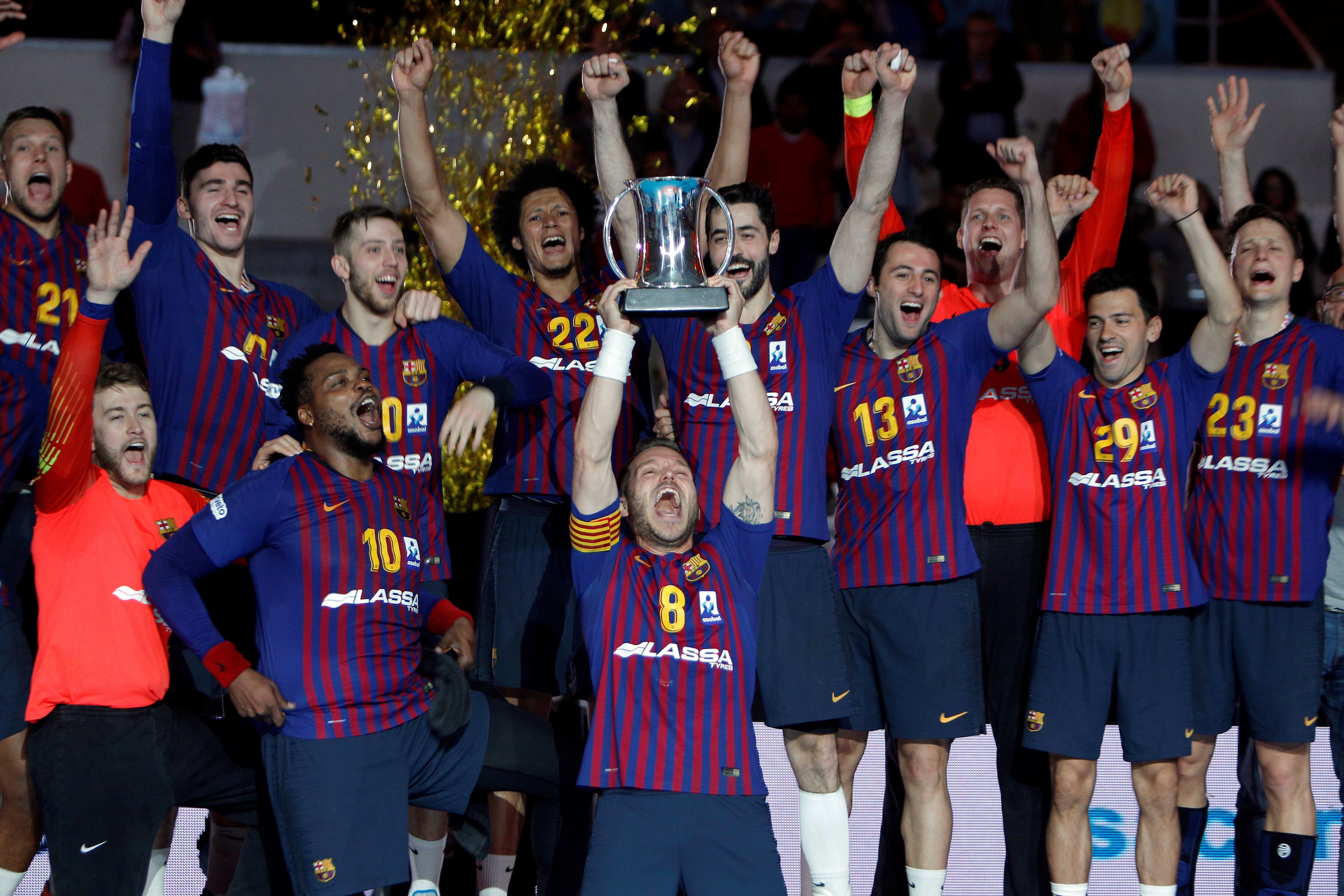 El Barça sigue sin tener rival y gana la sexta Copa consecutiva (34-18)