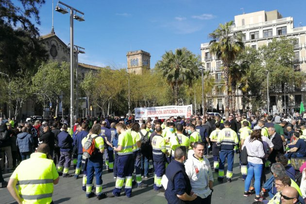 Manifestació vaga treballadors metro - Anna Solé Sans Manifestació vaga treballadors metro - Anna Solé Sans