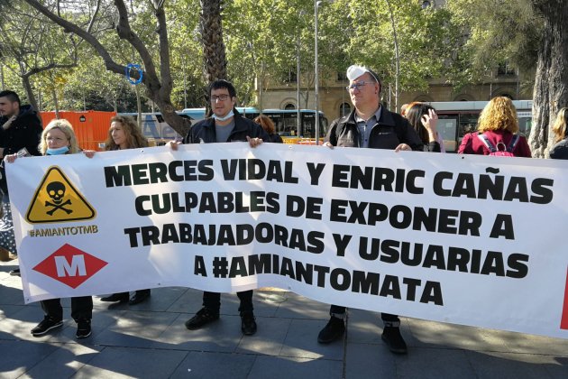 Manifestacio treballadors metro Barcelona - Anna Solé Sans Manifestacio treballadors metro Barcelona - Anna Solé Sans