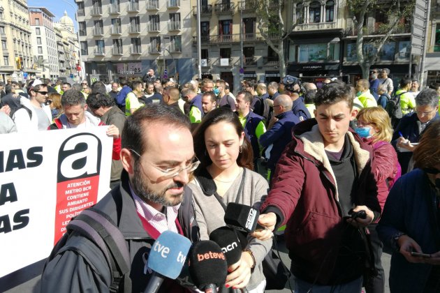 Emili Vázquez comitè de vaga metro - Anna Solé Emili Vázquez comitè de vaga metro - Anna Solé