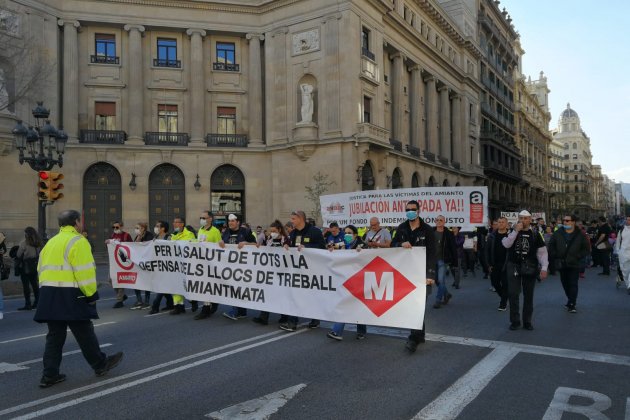 Manifestacio vaga treballadors metro - Anna Solé Sans Manifestacio vaga treballadors metro - Anna Solé Sans