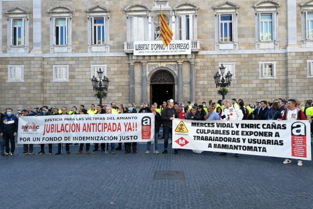 manifestación metro barcelona el nacional anna solé sanos