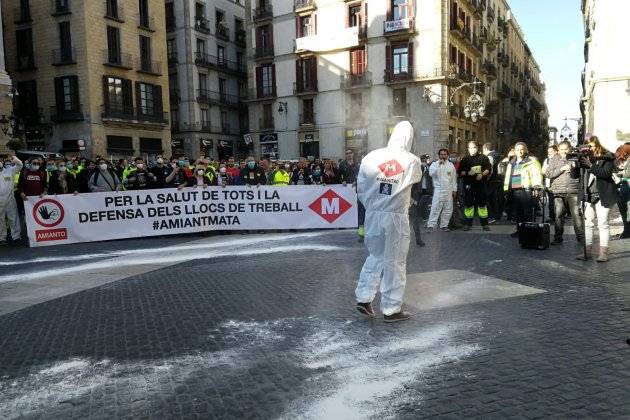 manifestacio vaga metro el nacional anna solé sanos