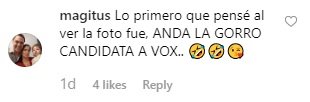 comentario tamara gorra 0