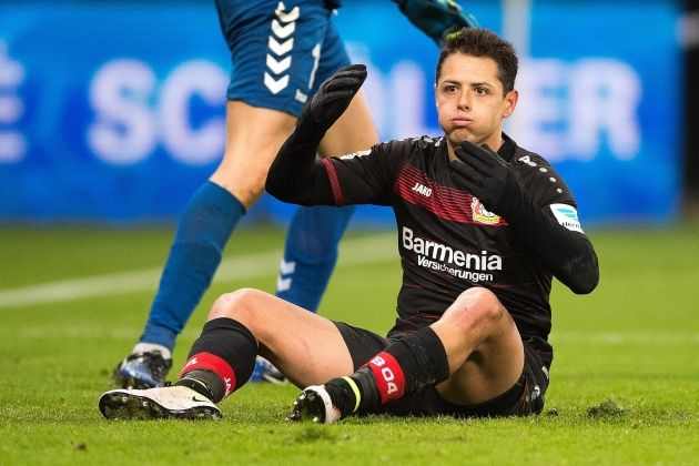 Chicharito Leverkusen Champions EFE