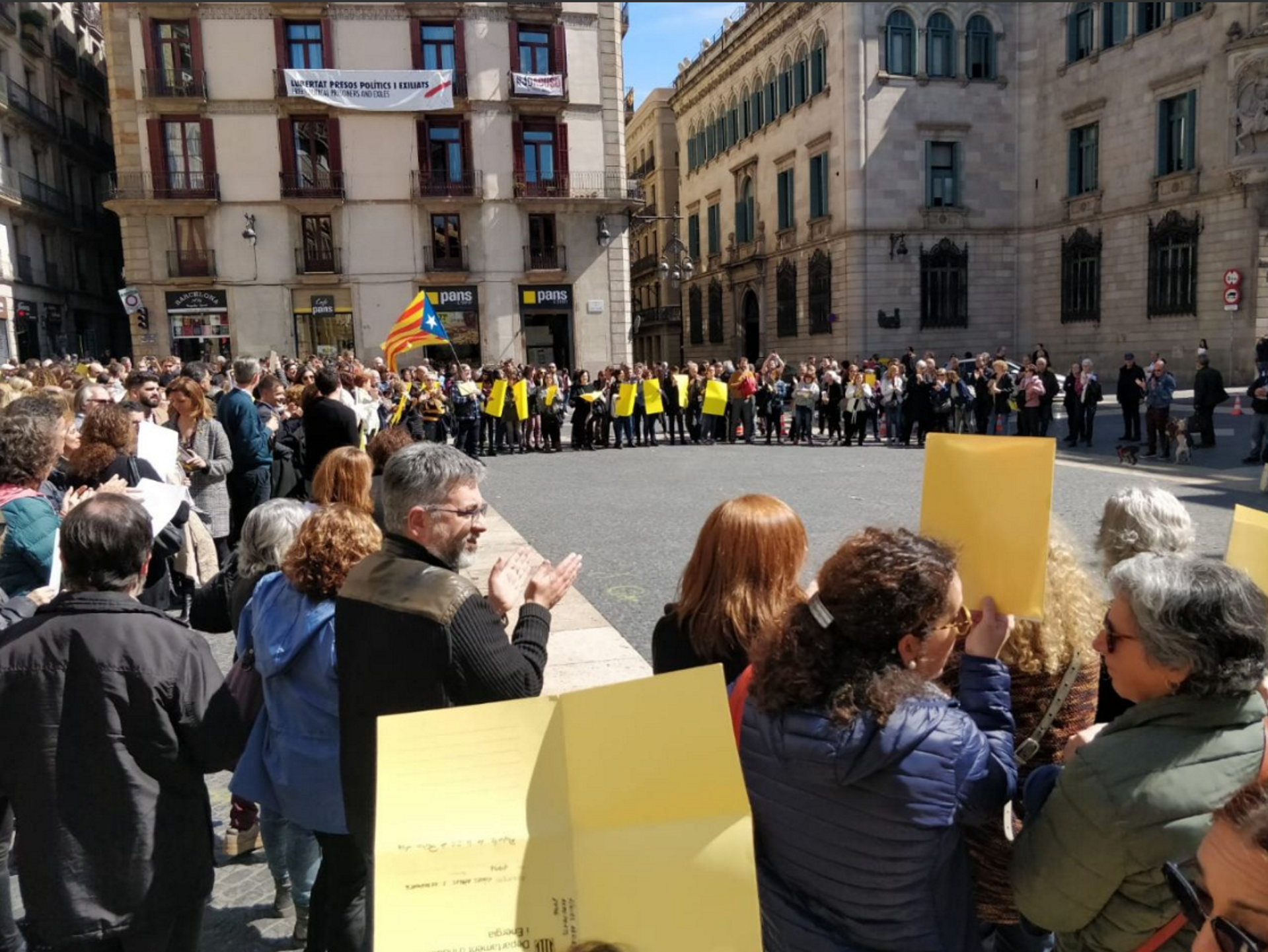 Mobilització contra la imputació del 'sottogoverno' català