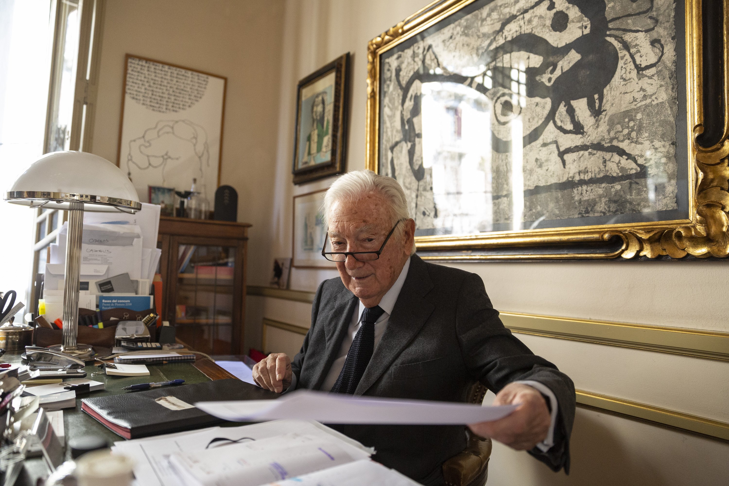 Mor Antoni Vila Casas, filantrop i col·leccionista d'art, als 92 anys