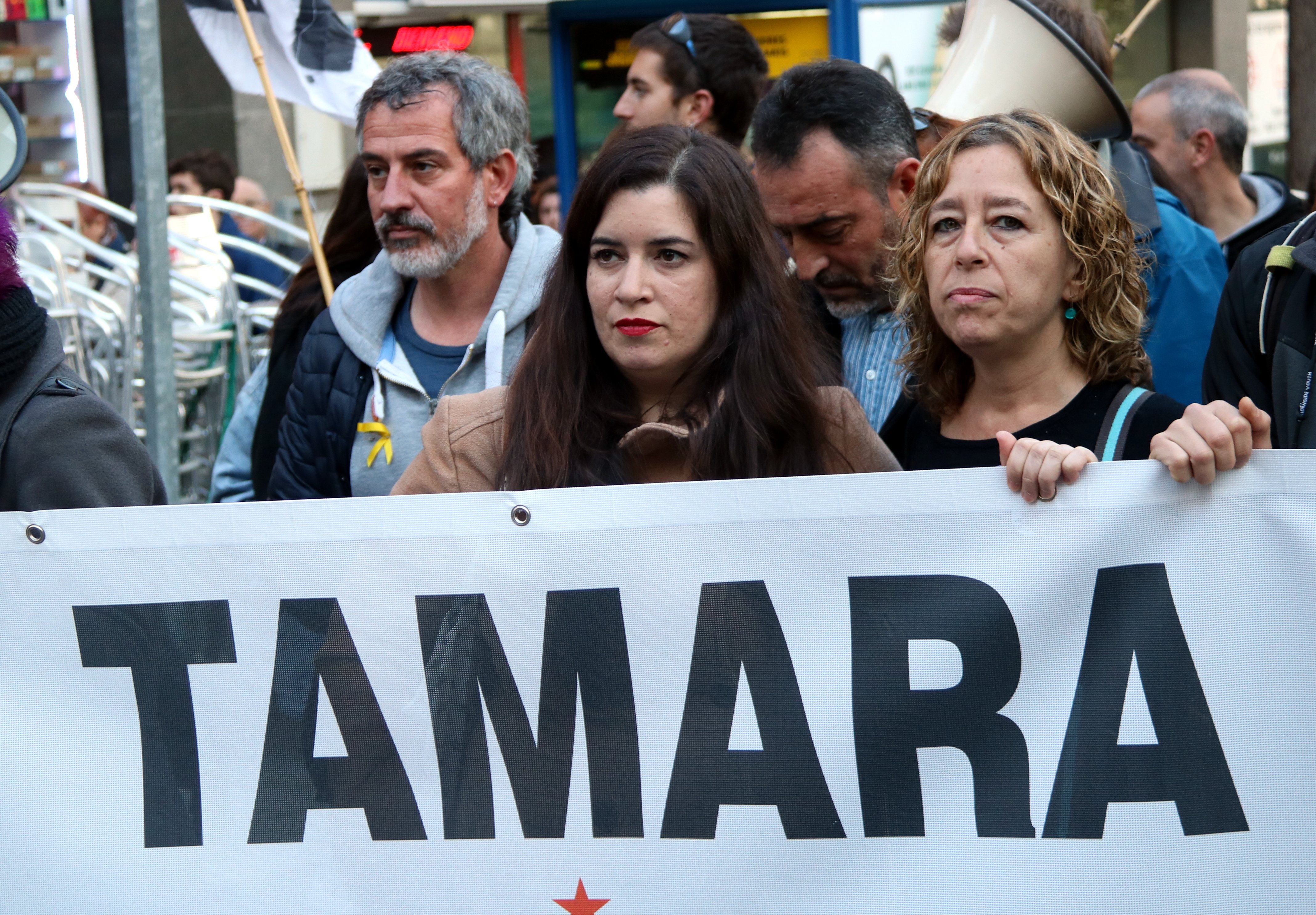 La gran sorpresa de Tamara Carrasco en la mesa electoral