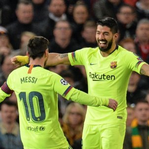 Suárez Messi Manchester United Champions EFE Suárez Messi Manchester United Champions EFE