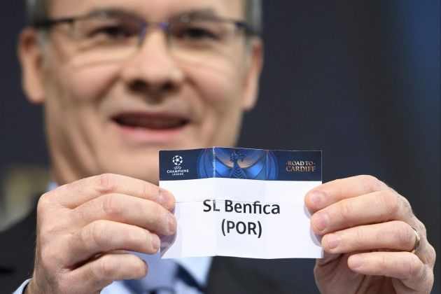 Benfica sorteig Champions League Efe