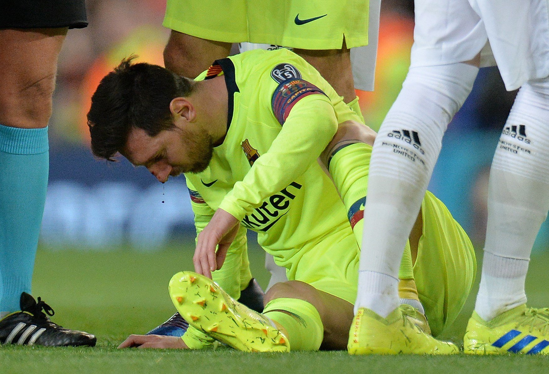 El Barça respira tranquil: Messi no té cap lesió al nas