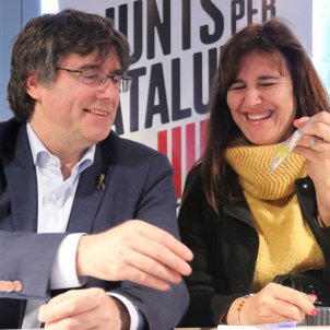 carles puigdemont laura borras ACN carles puigdemont laura borras ACN