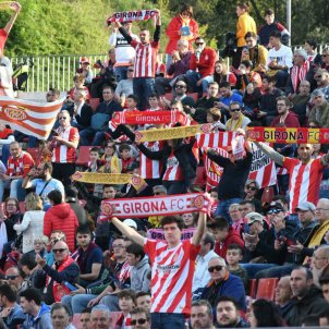 Afició Girona Montilivi Vila real @GironaFC