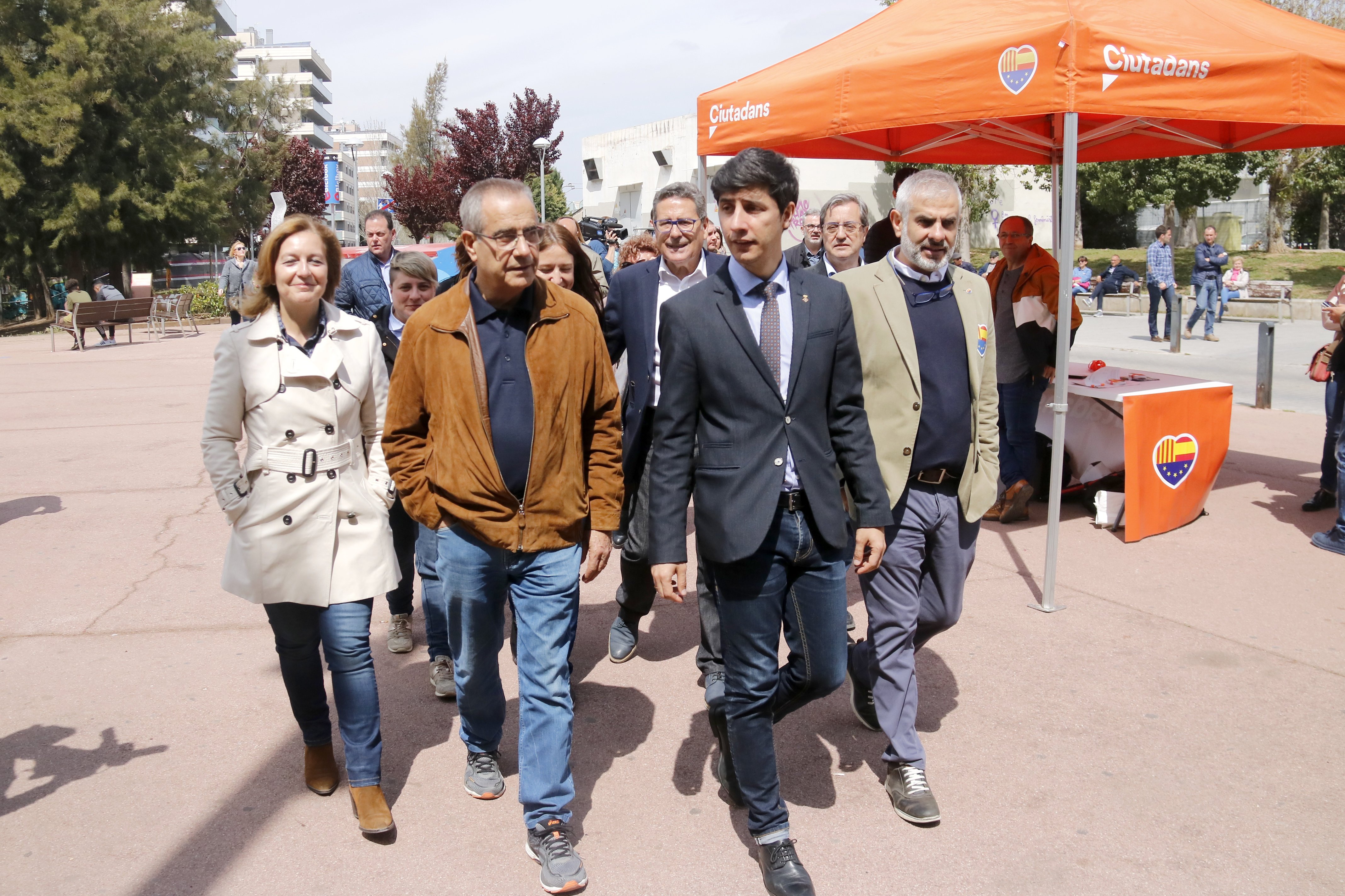 Corbacho se arremanga en la campaña de Ciudadanos